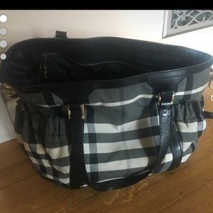 Burberry diaperbag
